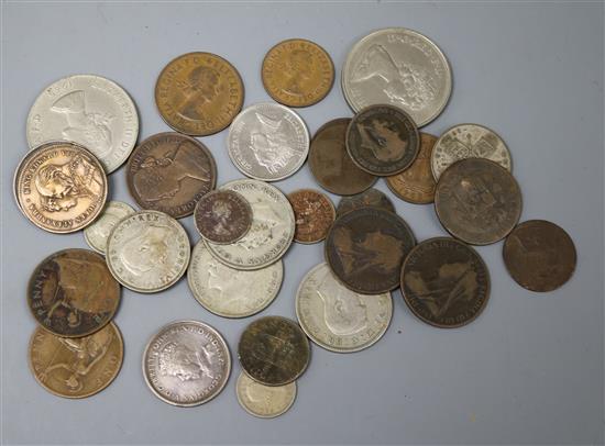 A group of coins